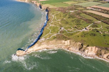 Pointe du Hoc 'un Fotoğrafı - Normandiya DDay' in 2. Dünya Savaşı sırasındaki tarihi yeri. 