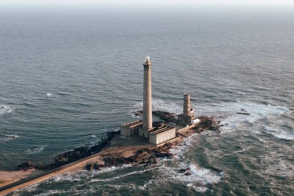  Normandiya 'daki gatteville deniz feneri