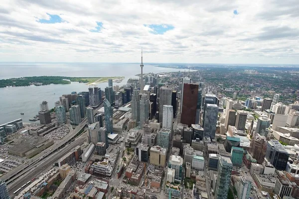Distrito financiero de Toronto desde el Este — Foto de Stock