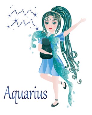 Zodyak işaretleri. Vektör çizim.