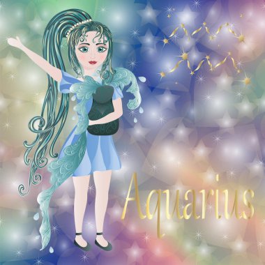 Zodyak işaretleri. Vektör çizim.