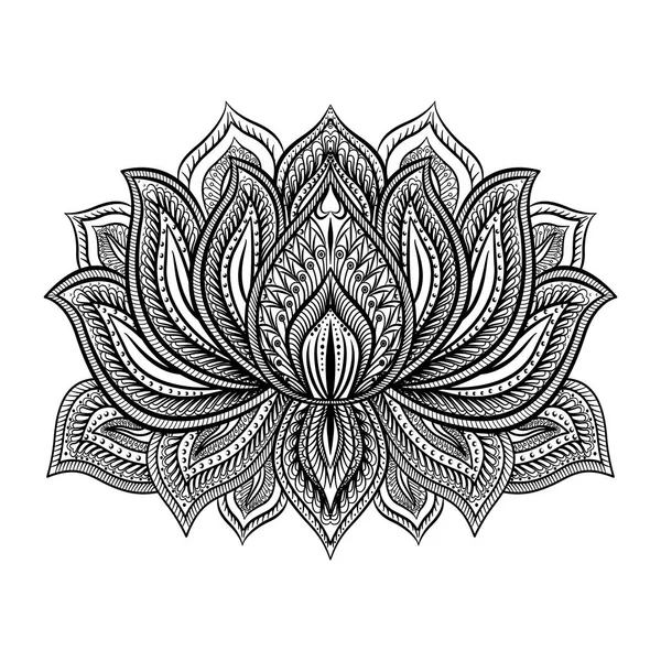 Mandala Mehndi Vector Illustration — ストックベクタ