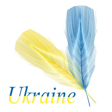 Tüy kalem beyaz arka planda izole edildi. vektör illüstrasyonu.