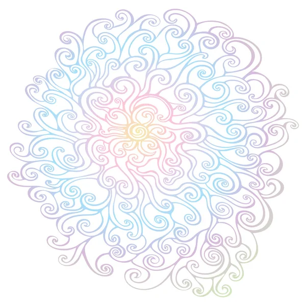 抽象的な花の背景のベクトル図 — ストックベクタ