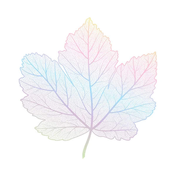 Illustration Une Feuille Verte — Image vectorielle