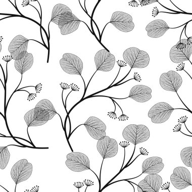 Çiçekli desensiz çiçek deseni