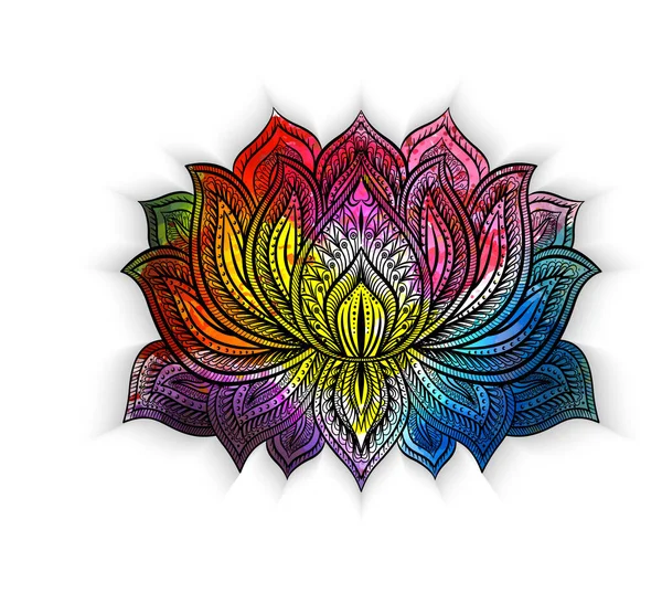 Mandala Pattern Abstract Fractal Background — ストックベクタ