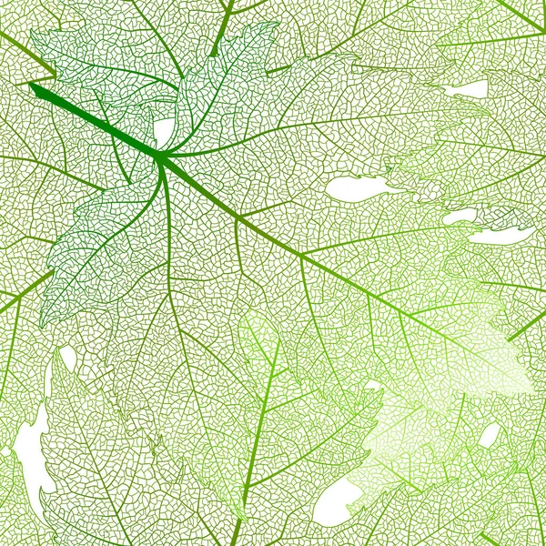 Motif Abstrait Sans Couture Avec Des Feuilles — Image vectorielle