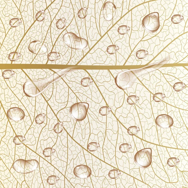 나뭇잎 점으로 이루어진 추상적 — 스톡 벡터