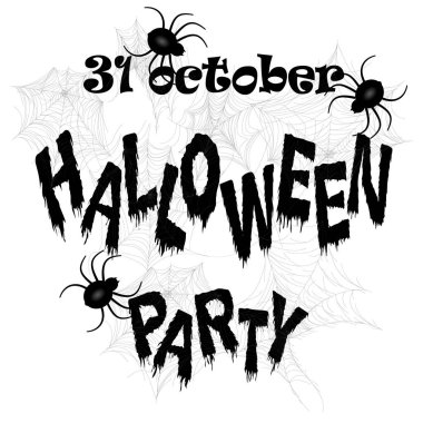 Beyaz arkaplanda Cadılar Bayramı indirimi metni