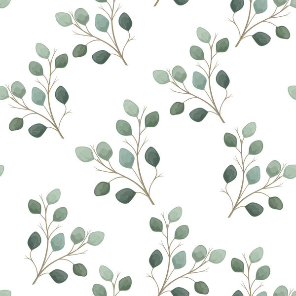 watercolor seamless pattern with hand drawn flowers.