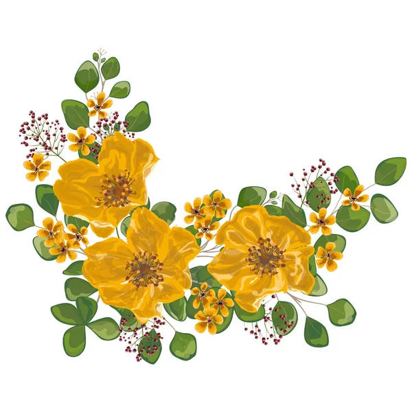 Векторна Ілюстрація Красивого Квіткового Фону — стоковий вектор