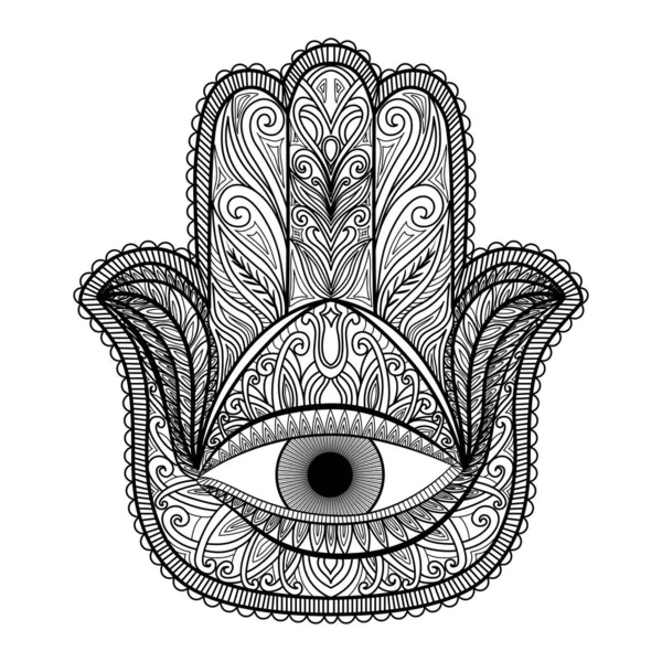 Ilustración Vectorial Mandala Para Tatuaje — Archivo Imágenes Vectoriales