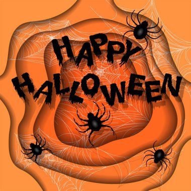 Örümcekler ve yarasalar Cadılar Bayramı arka plan