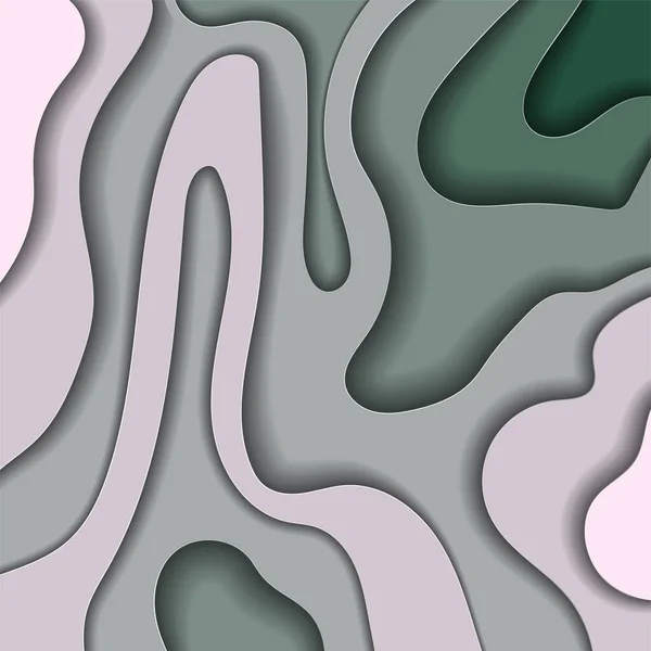 Abstract Paper Cut Shapes Background Vector Illustration —  Vetores de Stock