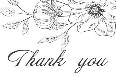 Çiçek arkaplanının vektör çizimi