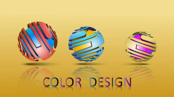 Illustration Colorful Easter Eggs Abstract Background — Image vectorielle