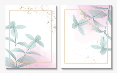 Düğün daveti için arka planın vektör illüstrasyonu