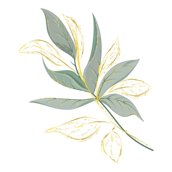 Векторная Иллюстрация Красивого Ботанического Фона — стоковый вектор