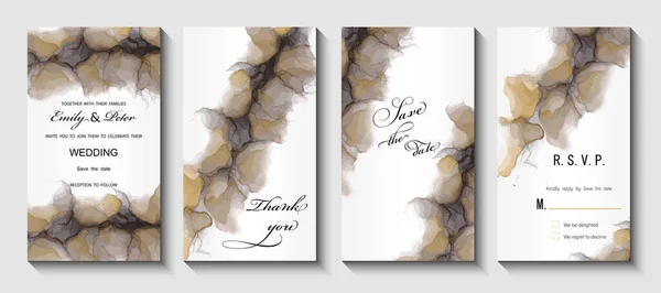 Set Hand Drawn Watercolor Floral Elements Vector Illustration — 图库矢量图片