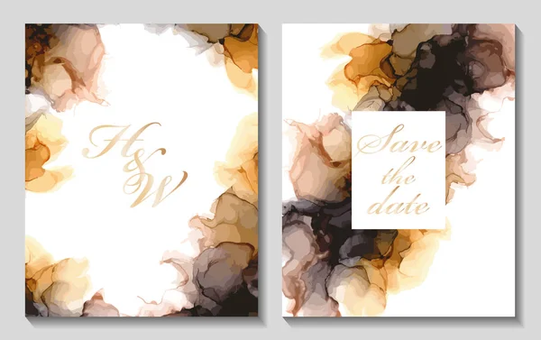 Watercolor Floral Background Abstract Flowers — Vetor de Stock