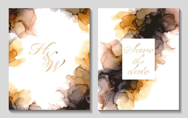 Fundo Floral Aquarela Com Flores Abstratas — Vetor de Stock