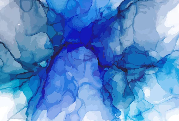 Abstracte Achtergrond Met Blauwe Witte Wolken — Stockvector