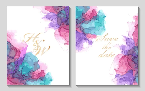 Watercolor Floral Background Abstract Flowers Vector Illustration — Διανυσματικό Αρχείο