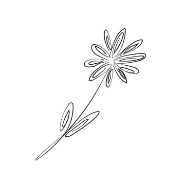 Güzel bir botanik arkaplanının vektör çizimi