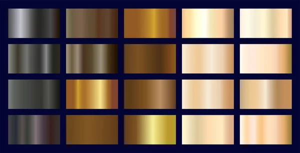 Gold Metal Background Golden Texture Vector Illustration — Image vectorielle