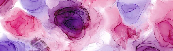 Abstract Background Acrylic Paint Pink Purple Tones —  Fotos de Stock
