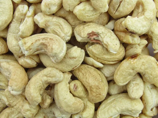 Kaju fıstığının yakın plan görüntüsü 