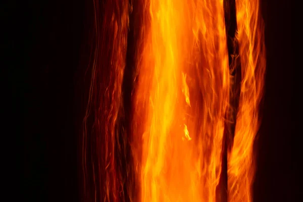 Вертикальные Красно Оранжевые Полосы Пламени Огня — стоковое фото