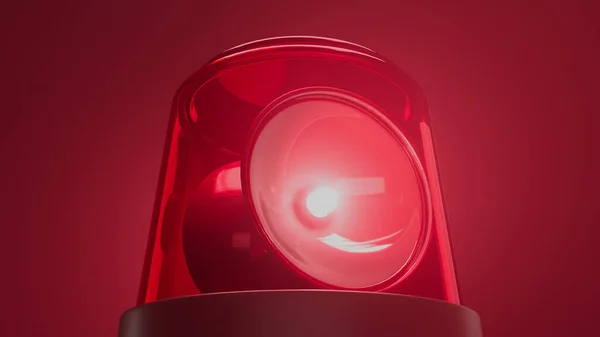 3d render piros vészvillogó hangerő fény Jogdíjmentes Stock Képek