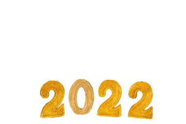 2022 mutlu yıllar. Altın namlu. Noel Posteri, afiş, kapak kartı, broşür, düz, tasarım. 