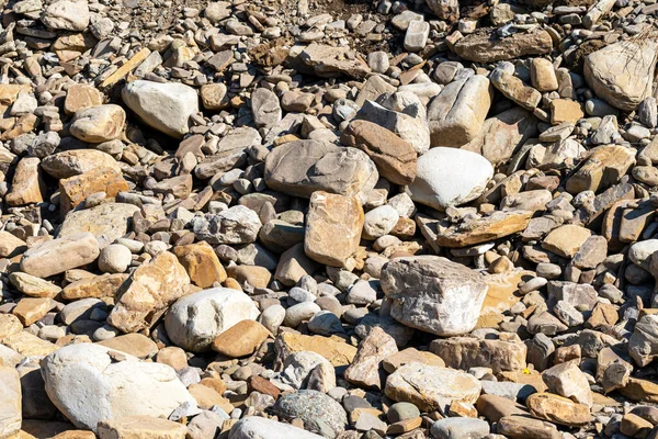 Lots Gravel Limestone Rocks Rocks Background — Stock Photo, Image