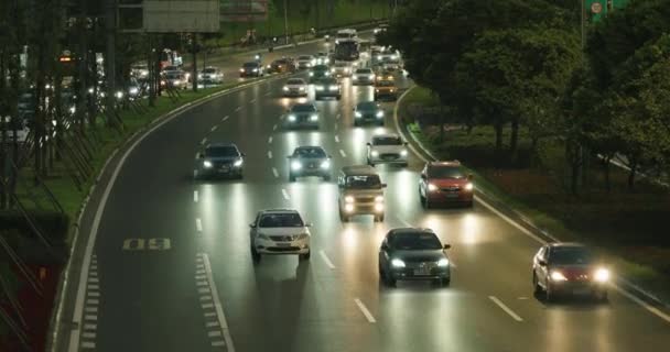 Otobanda trafik — Stok video