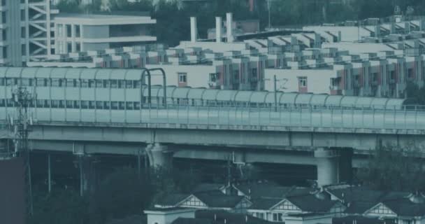 Συγκρότημα διαμερισμάτων σε Chengdu Κίνα — Αρχείο Βίντεο