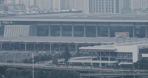 Estación de tren en China — Vídeos de Stock