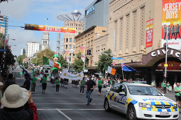 День Святого Патрика. Окленд, Новая Зеландия. 17 марта 2012 года