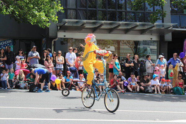 Рождественский парад в Окленде. Новая Зеландия. 20 ноября 2011 г.