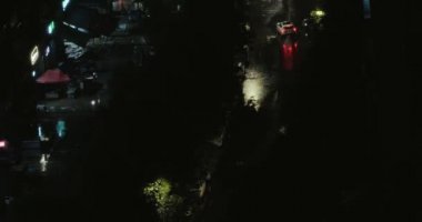 Çin 'de gece trafiği