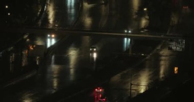 Çin 'de gece trafiği