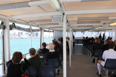 Auckland Skyline Bir Feribottan. 10 Ağustos 2011