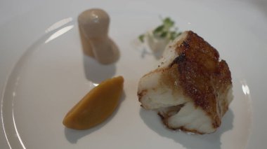 Michelin yıldızlı restoran, Osia. Singapur. 23 Eylül 2017