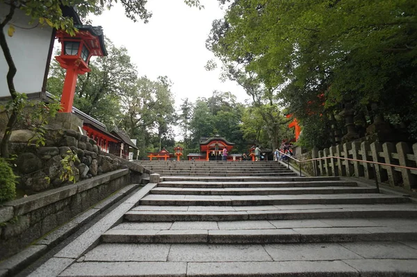 Fusthe-Inari Taisha, Kyoto, Japan.24 November 2014 — 图库照片