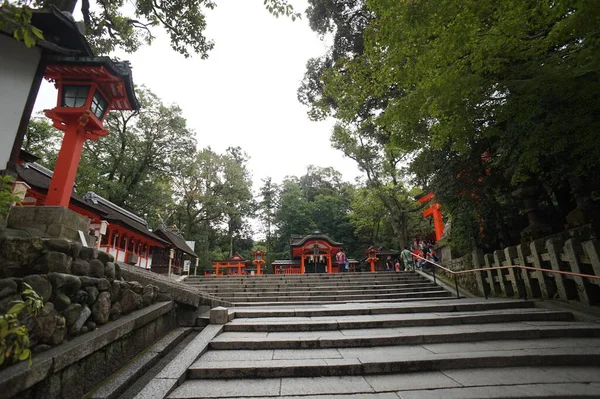 Fushimi-Inari Taisha, Kyoto, Giappone. 24 Nov 2014 — Foto Stock