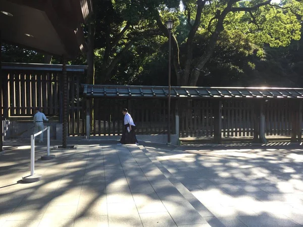 Meiji Jingu στο Τόκιο, Ιαπωνία. 7 Οκτωβρίου 2015 — Φωτογραφία Αρχείου