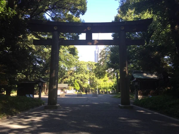 Meiji Jingu στο Τόκιο, Ιαπωνία. 7 Οκτωβρίου 2015 — Φωτογραφία Αρχείου