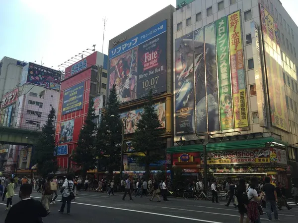 일본 도쿄에 있는 아키하바라 지역. 4 2015 년 10 월 4 일 — 스톡 사진